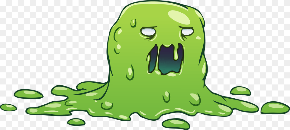 Monster Slime Monster, Green, Moss, Plant, Baby Free Transparent Png