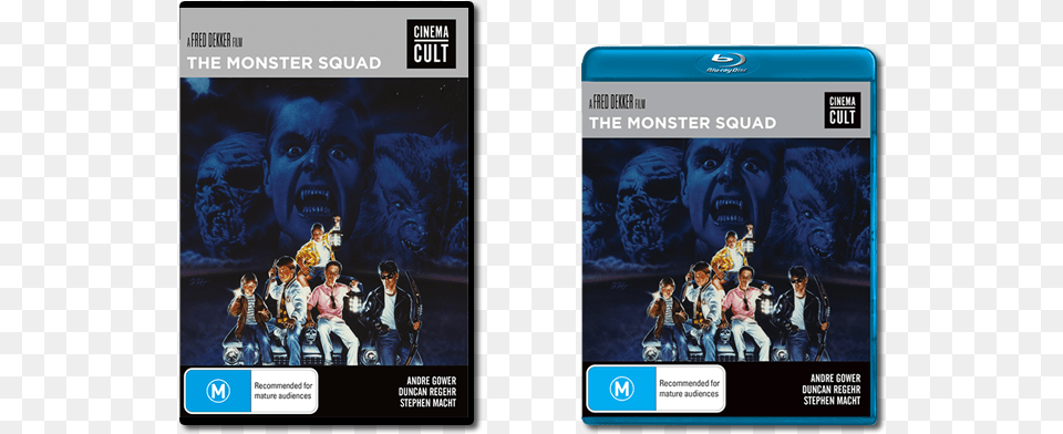 Monster Squad Australia Blu Ray, Person, Group Performance, Adult, Text Free Transparent Png