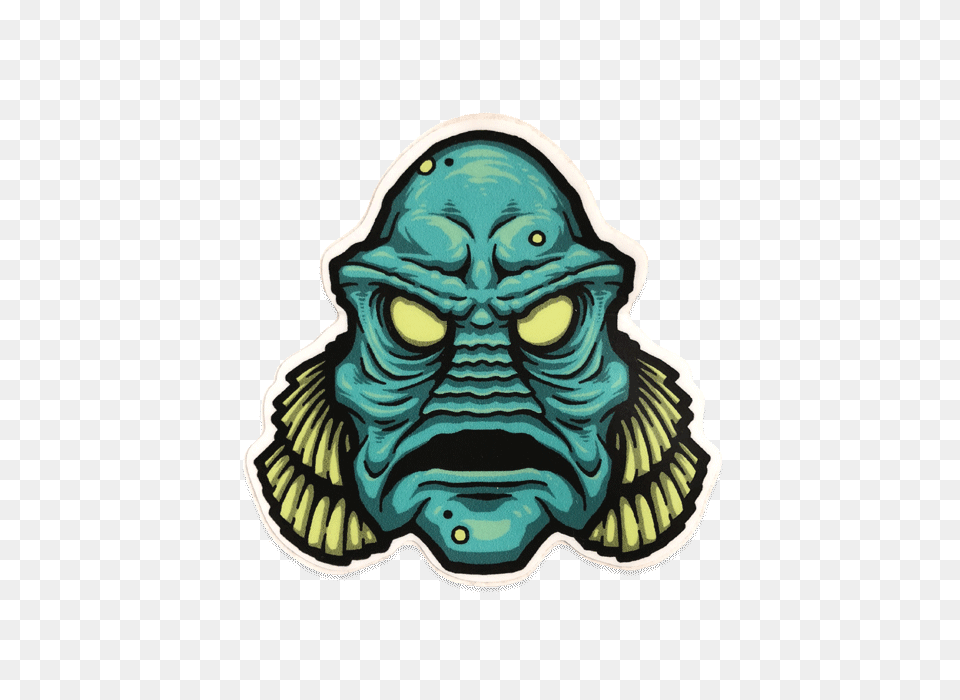 Monster Stickers Hzrd Apparel Co, Alien, Person, Head, Face Free Png