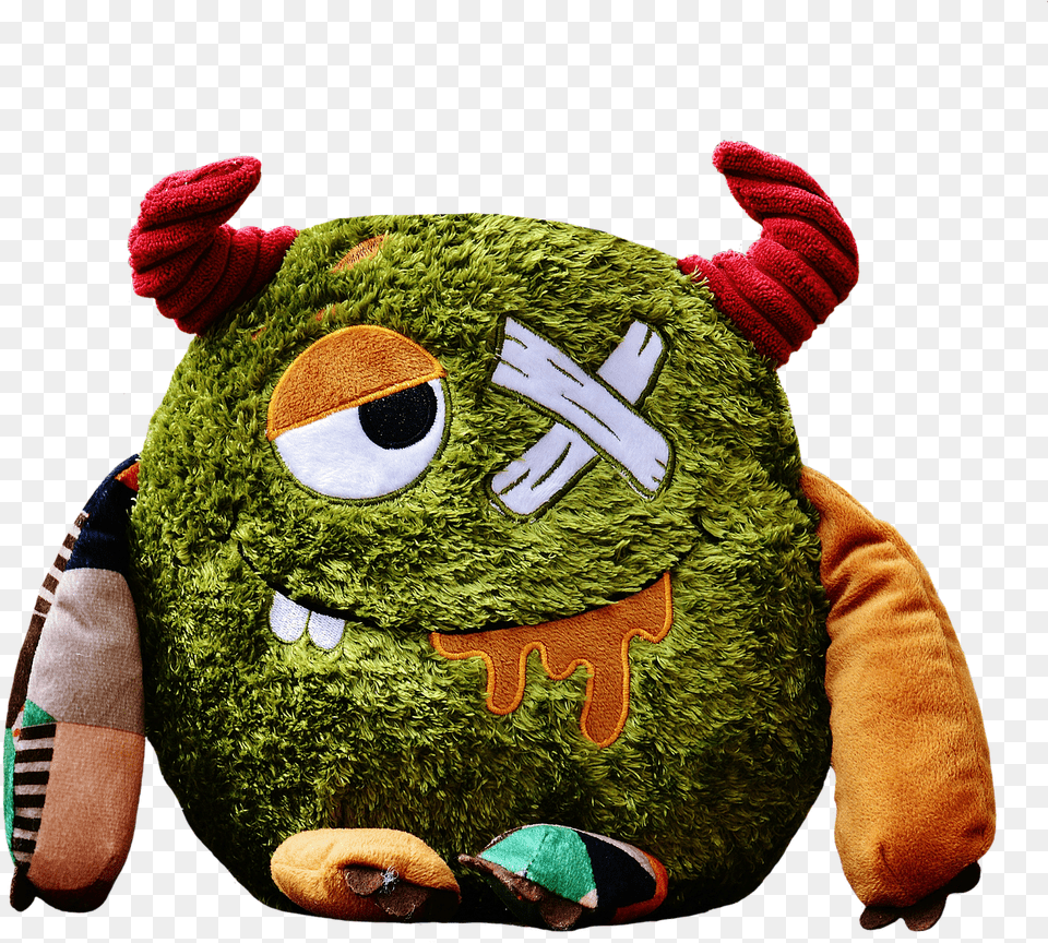 Monster Stuffed Animal Funny Plush Toys Figure Funny Monster Toys, Toy, Fungus, Plant Png
