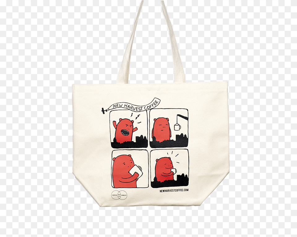 Monster Tote Bag Image New Harvest Coffee, Tote Bag, Handbag, Accessories, Person Free Transparent Png