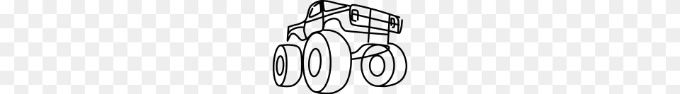 Monster Truck, Gray Free Transparent Png
