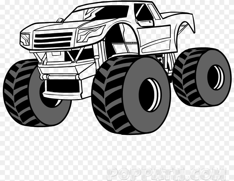 Monster Truck, Machine, Gear Png Image