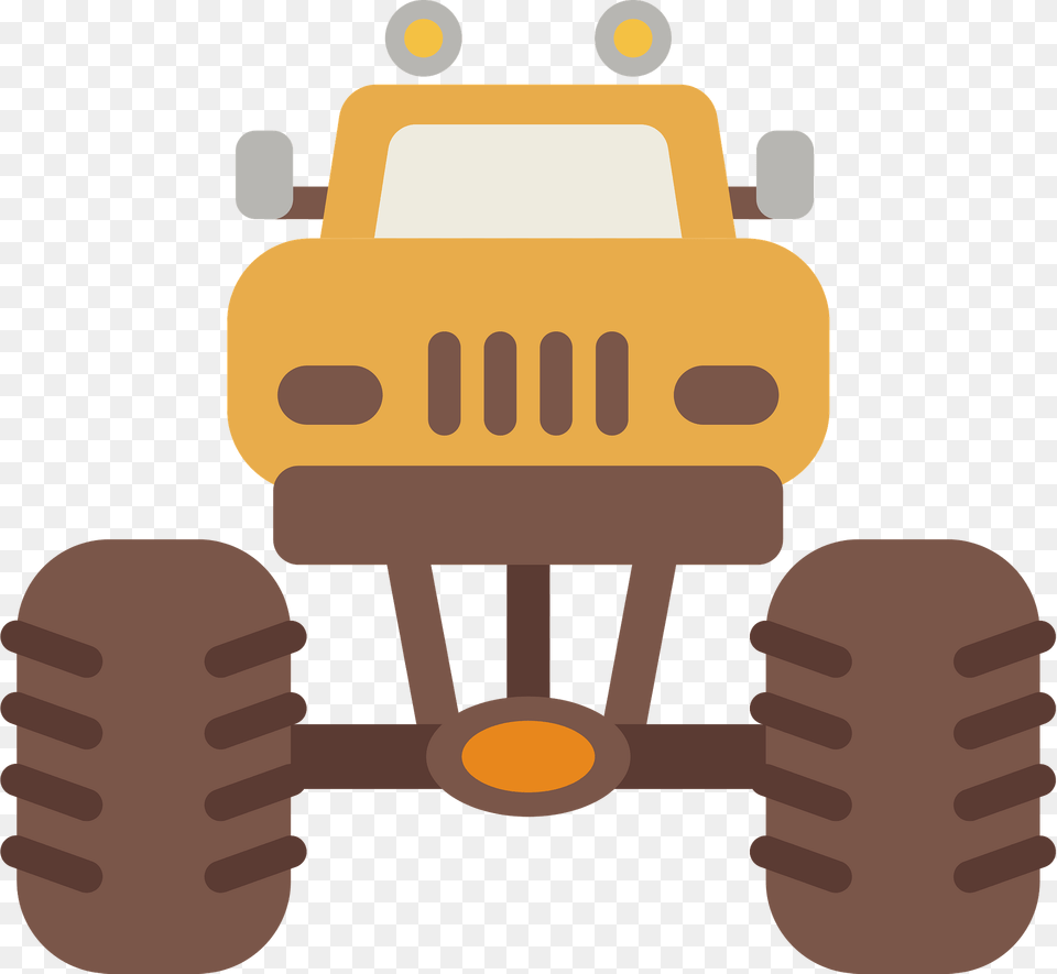 Monster Truck Clipart, Bulldozer, Machine, Transportation, Vehicle Free Transparent Png