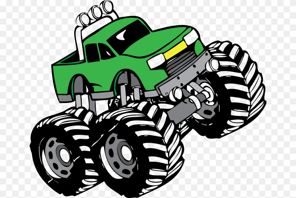 Monster Truck Clipart, Machine, Spoke, Wheel, Tire Free Transparent Png