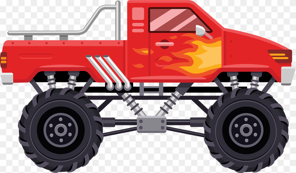 Monster Truck Clipart, Bulldozer, Machine, Transportation, Vehicle Free Transparent Png
