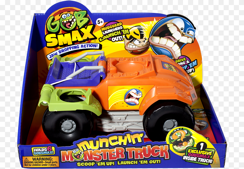 Monster Truck Gobsmax Monster Truck, Machine, Wheel, Baby, Person Free Png Download