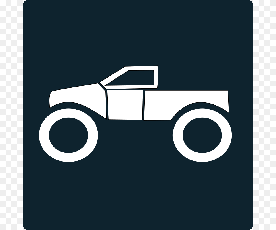Monster Truck Icon, Pickup Truck, Transportation, Vehicle, Bulldozer Free Png
