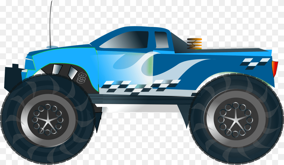 Monster Truck Monster Truck With Transparent Background, Vehicle, Transportation, Wheel, Machine Png Image