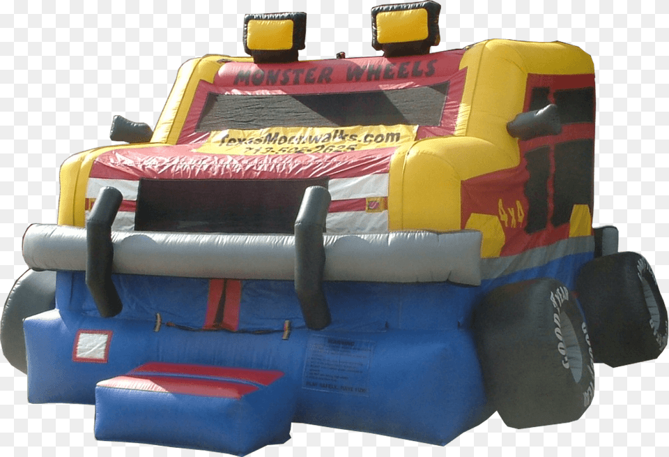 Monster Truck Moonwalk Inflatable Png