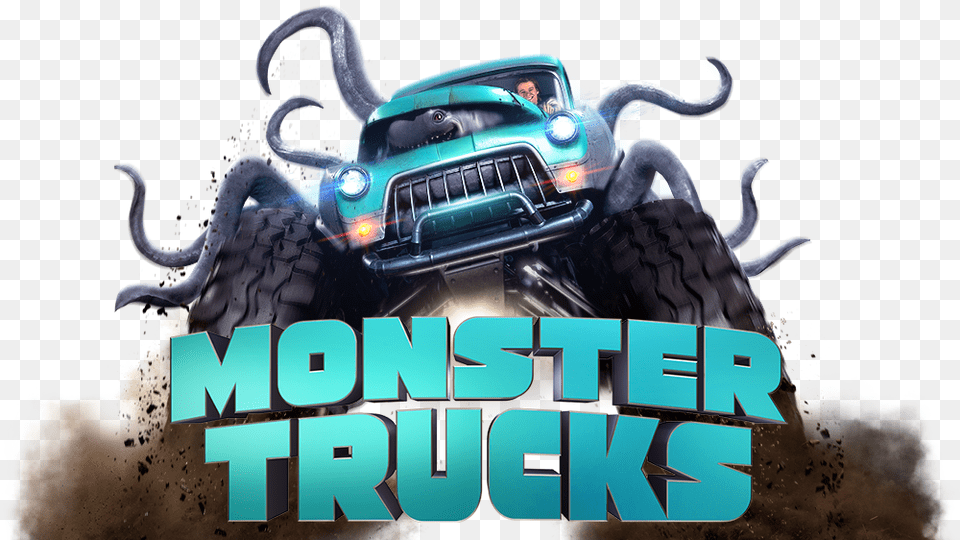Monster Truck Pelicula Poster, Person, Car, Vehicle, Coupe Free Transparent Png