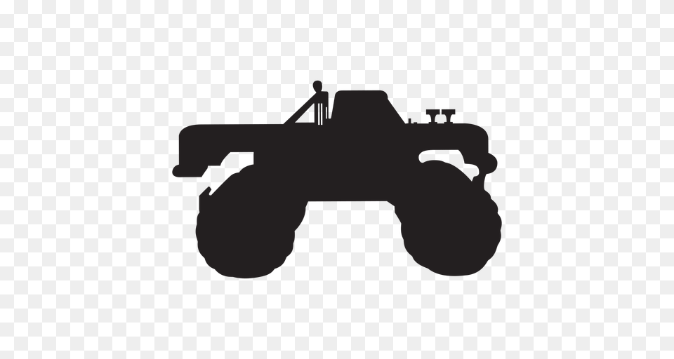 Monster Truck Silhouette, Transportation, Vehicle, Animal, Fish Png