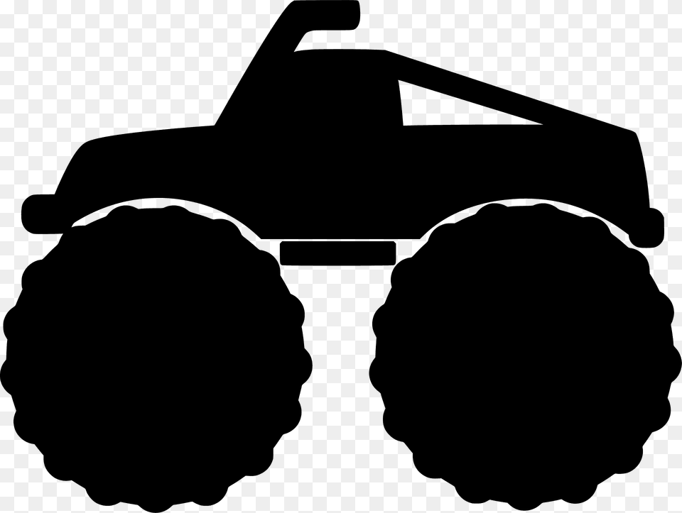 Monster Truck Silhouette, Person, Head, Atv, Transportation Png