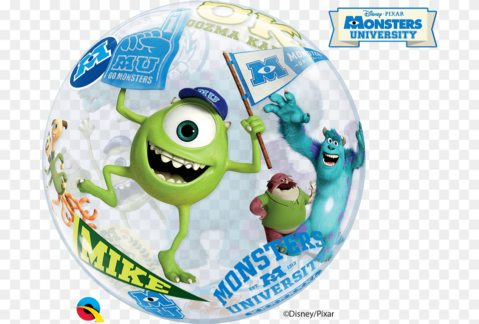 Monster Uni Front Bubble Monsters University Character Bubble Balloons, Toy, Baby, Person, Face Png