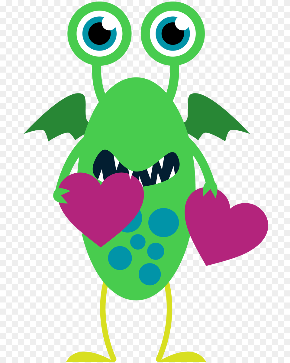 Monster Valentine Clipart Lilmonsters Monster, Art, Graphics, Baby, Person Png