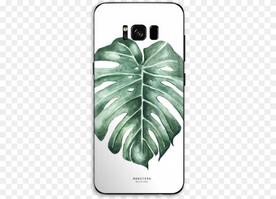 Monstera Deliciosa Skin Galaxy S8 Plus Kunstdruck Pflanzen, Leaf, Plant Png Image