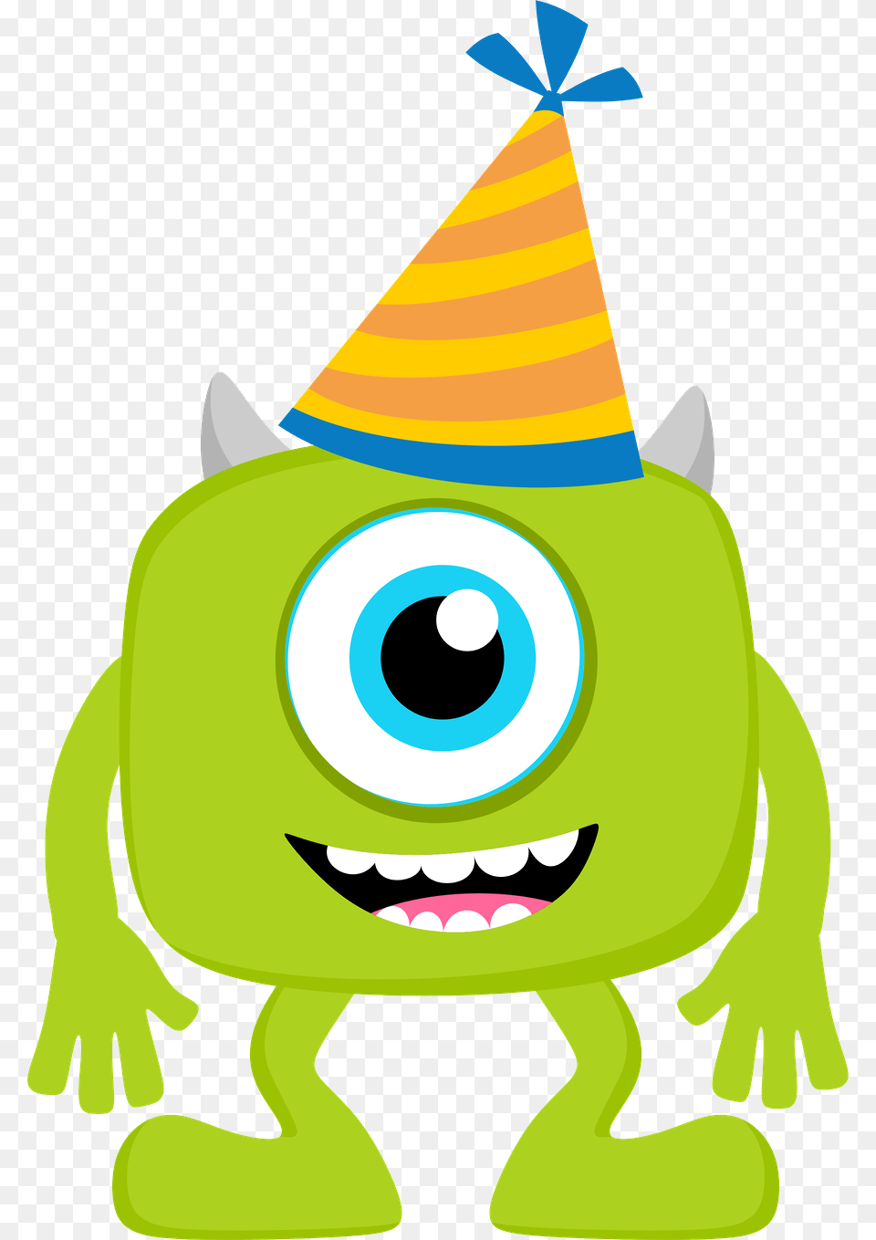 Monsters Clip Birthday Monster Baby Monster Inc Characters, Clothing, Hat, Party Hat, Person Png Image