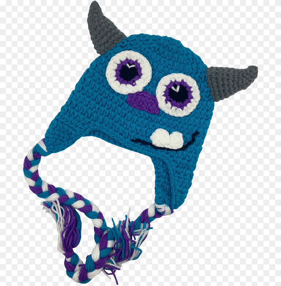 Monsters Collection Sulley Crochet, Beanie, Cap, Clothing, Hat Free Transparent Png