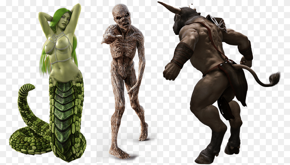 Monsters Creatures Beasts Minotaur Zombie Undead Minotaur Zombie, Alien, Adult, Person, Man Free Png