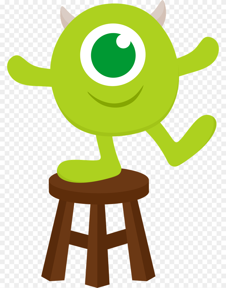 Monsters Inc Baby, Green, Furniture Png Image