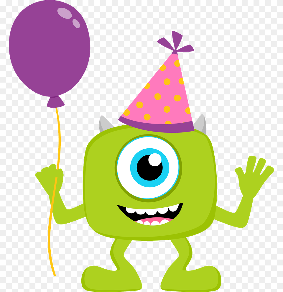 Monsters Inc Clip Art Clipart De Monster Party Monster Inc Happy Birthday, Clothing, Hat, Baby, Person Png