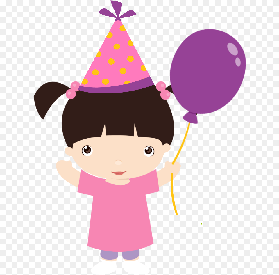 Monsters Inc Clipart Boo Monsters Inc Boo Birthday, Clothing, Hat, People, Person Free Transparent Png