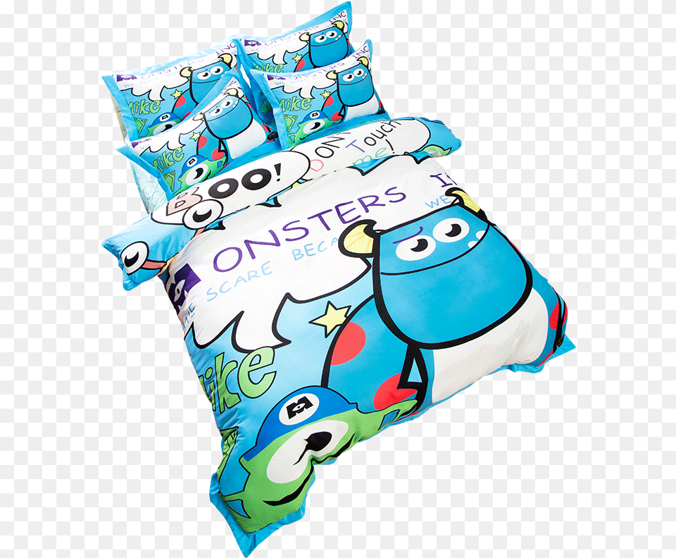 Monsters Inc Duvet Cover Set, Cushion, Home Decor, Pillow, Bed Free Png