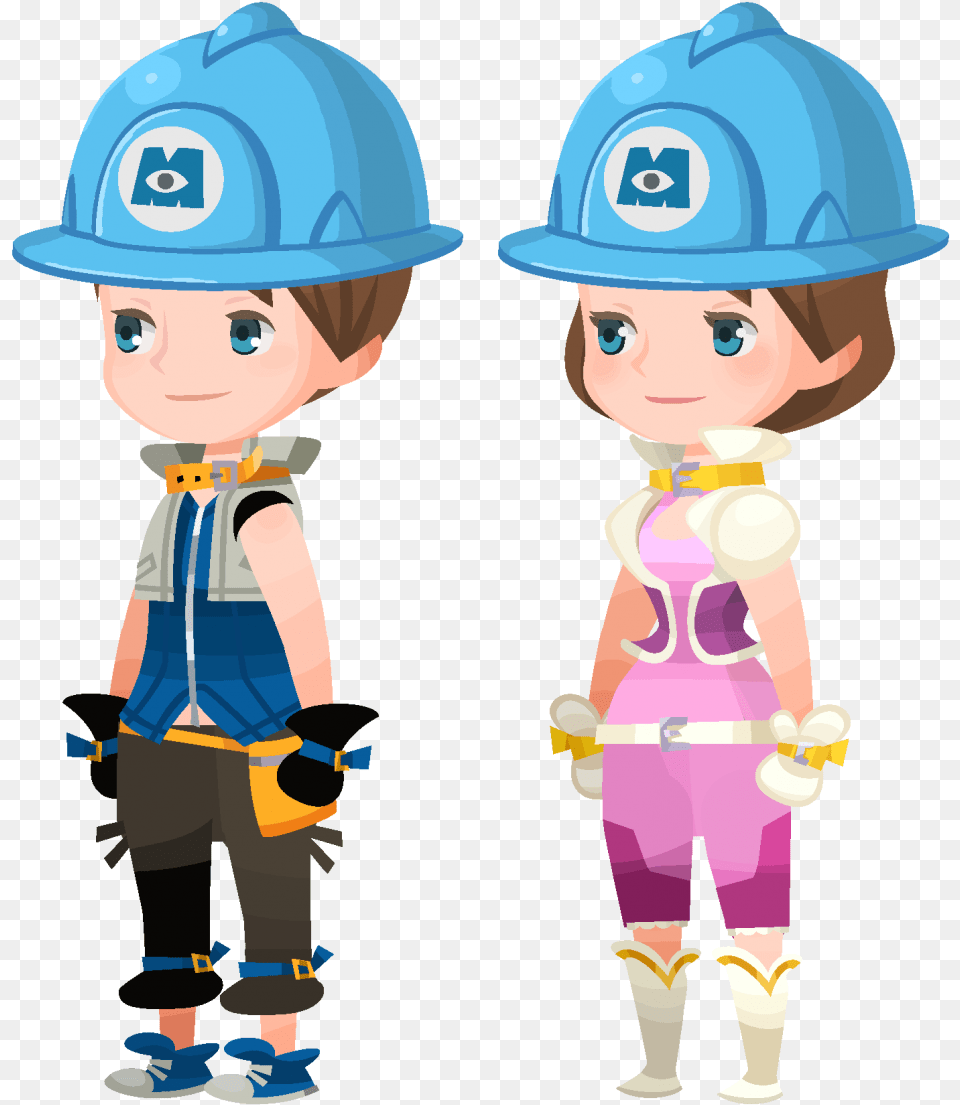 Monsters Inc Helmet Kingdom Hearts Union X Avatar Outfits, Clothing, Hardhat, Baby, Person Free Png