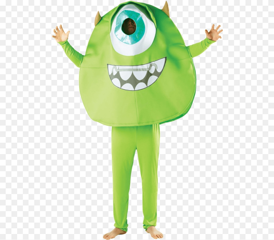 Monsters Inc Mike Costume, Clothing, Green, Person Free Transparent Png