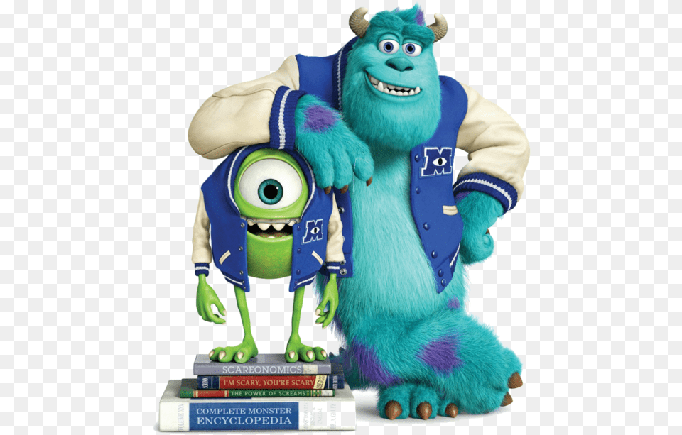 Monsters Inc Mike Y Sulley En Monsters University, Mascot, Toy Png Image