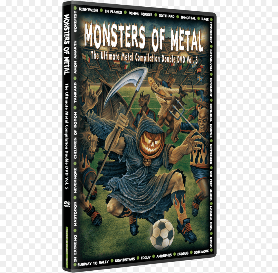 Monsters Of Metal Vol5 Dvd, Publication, Book, Adult, Person Free Png Download