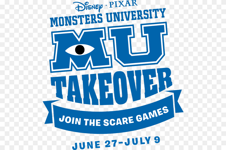 Monsters University Clipart Monsters University, Advertisement, Poster Free Transparent Png