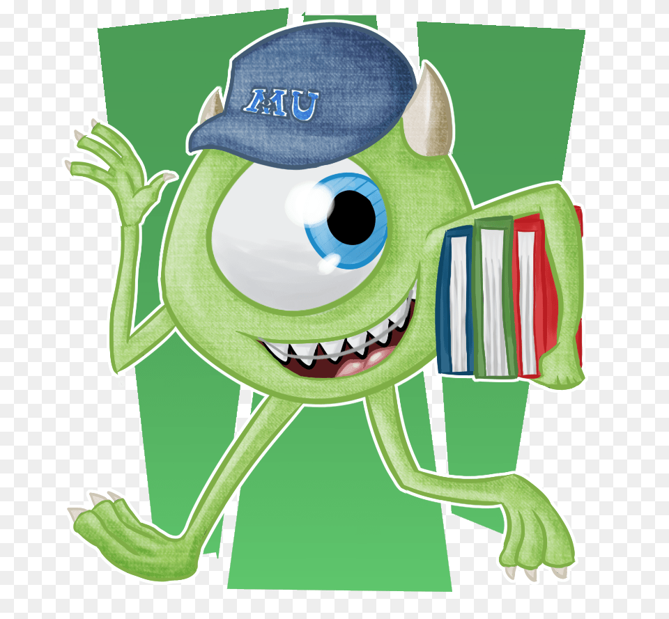 Monsters University Mike Wazowski Art Wallpaper University Theme, Clothing, Hat, Baby, Person Free Png Download