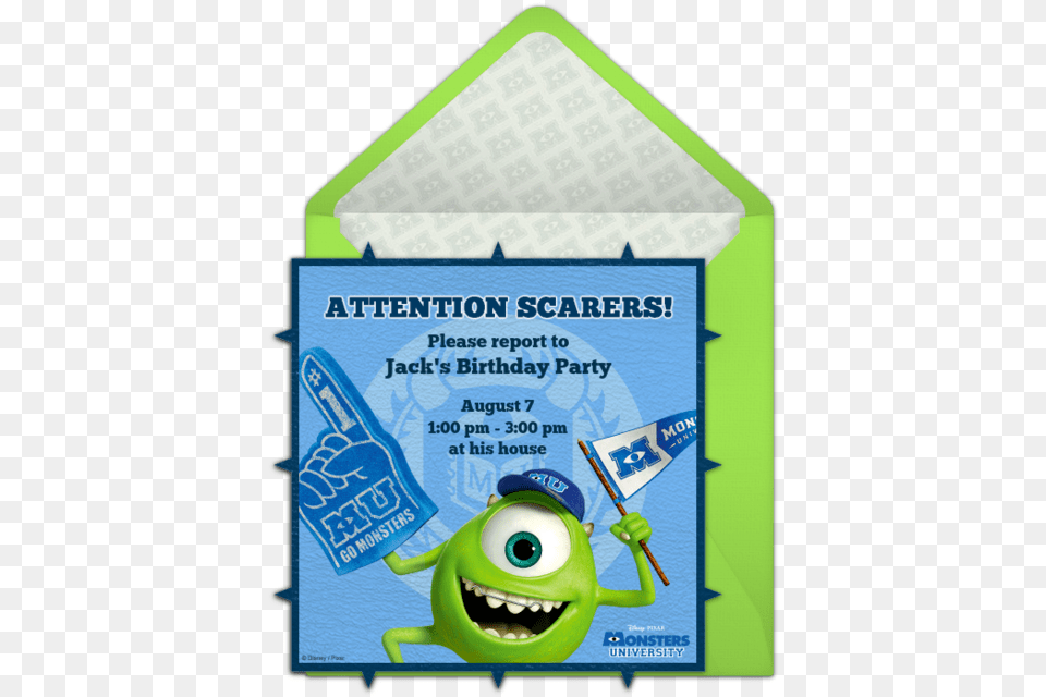 Monsters University Online Invitation Monsters University Bubble Balloon, Advertisement, Poster, Text Png Image