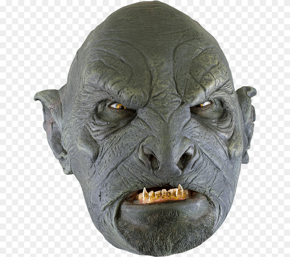 Monstrous Green Orc Mask Orc Head, Alien, Adult, Person, Man Free Transparent Png