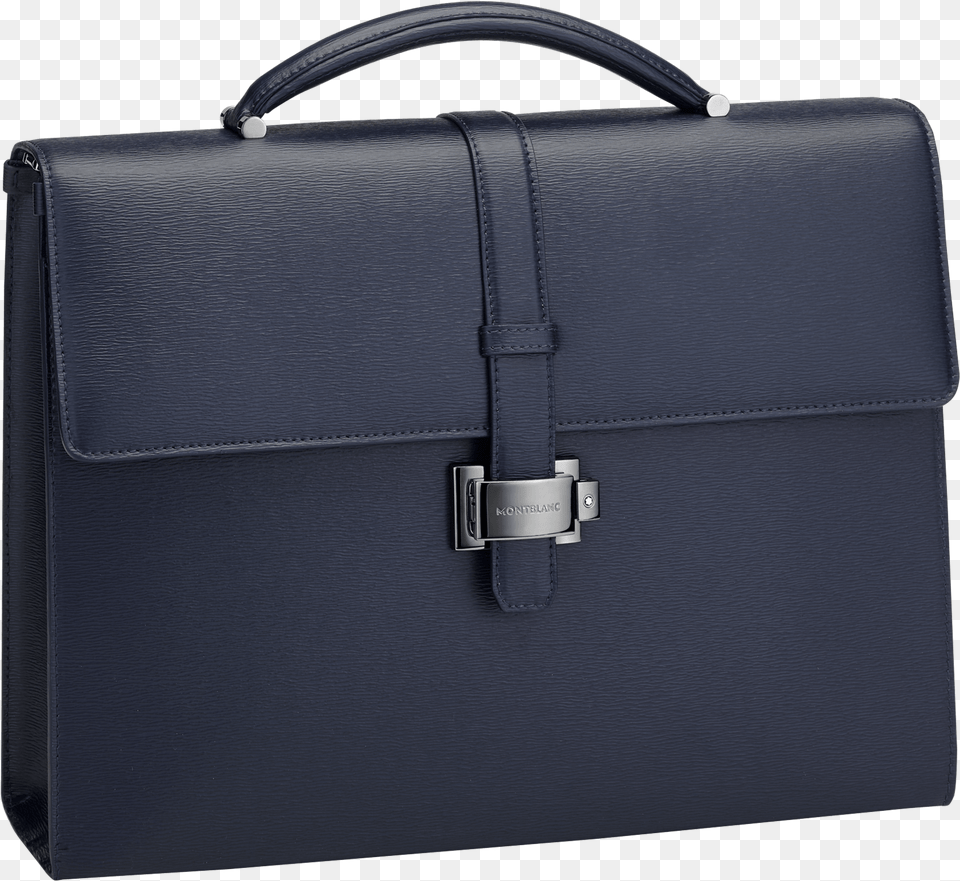 Mont Blanc Blue Briefcase, Bag, Accessories, Handbag Free Png Download