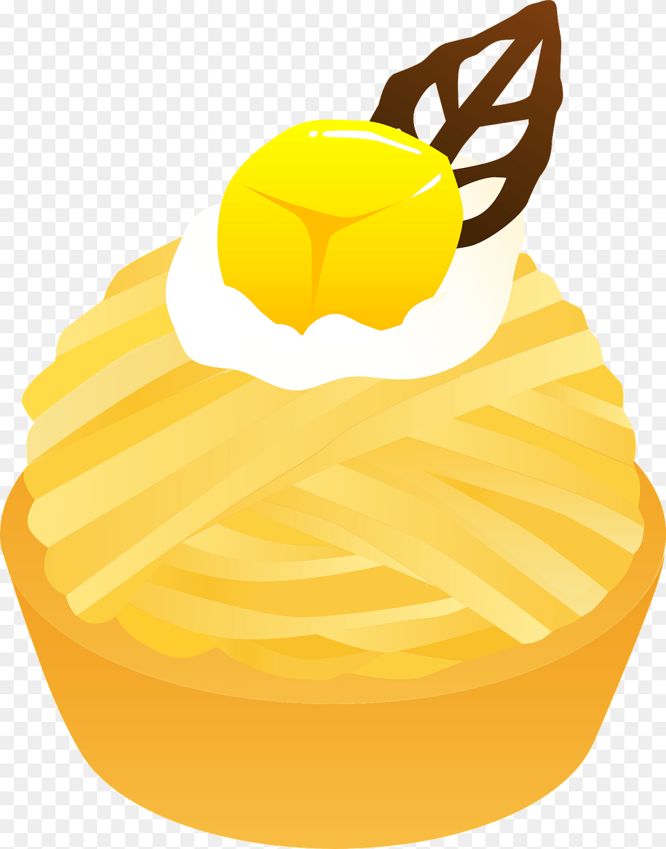 Mont Blanc Dessert Clipart, Cake, Cream, Cupcake, Food Free Transparent Png