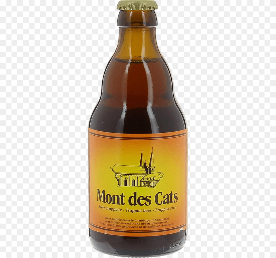 Mont Des Cats Trappist Beer, Alcohol, Beer Bottle, Beverage, Bottle Free Png Download