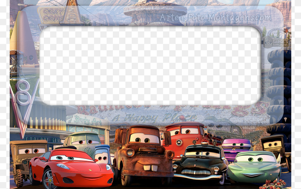 Montagem Para Fotos Custom Birthday Party Invitations Cars Themed, Car, Vehicle, Transportation, Coupe Free Png