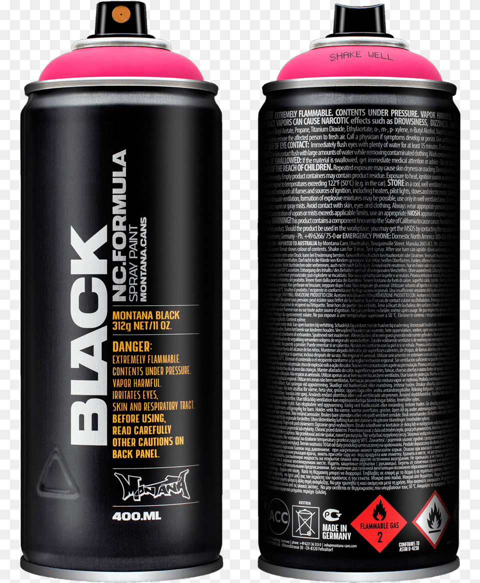 Montana Black Montana Spray Paint, Can, Spray Can, Tin Free Png Download