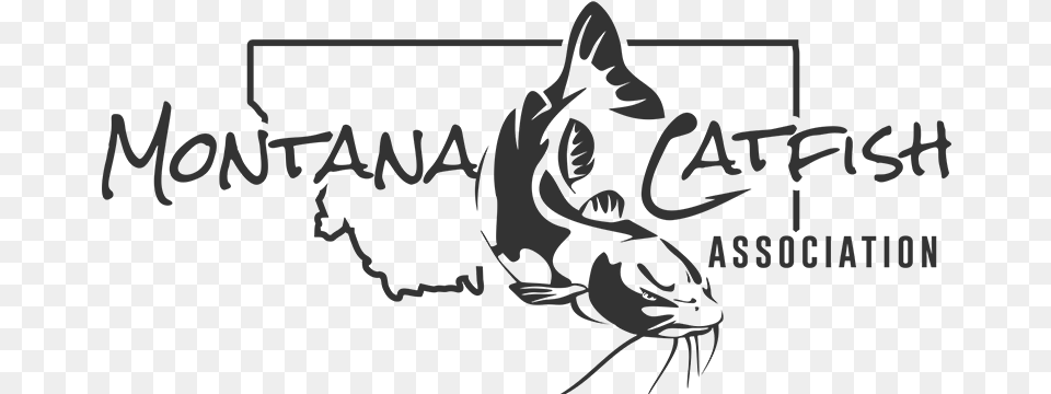 Montana Catfish Association, Stencil, Adult, Female, Person Free Png Download