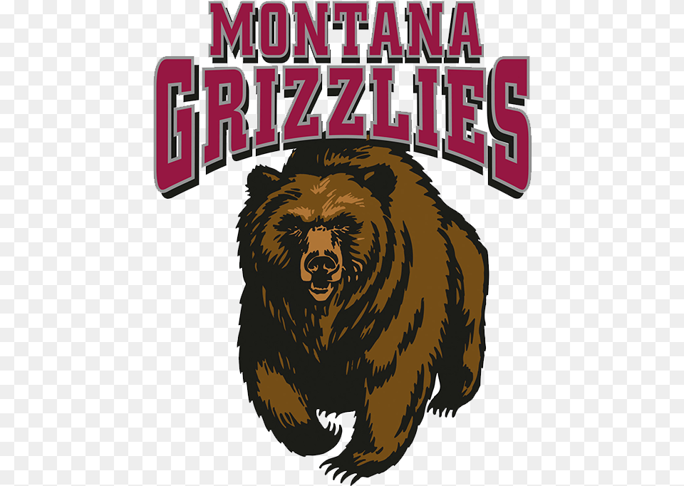 Montana Grizzlies Logo University Of Montana Grizzlies Logo, Animal, Mammal, Tiger, Wildlife Png