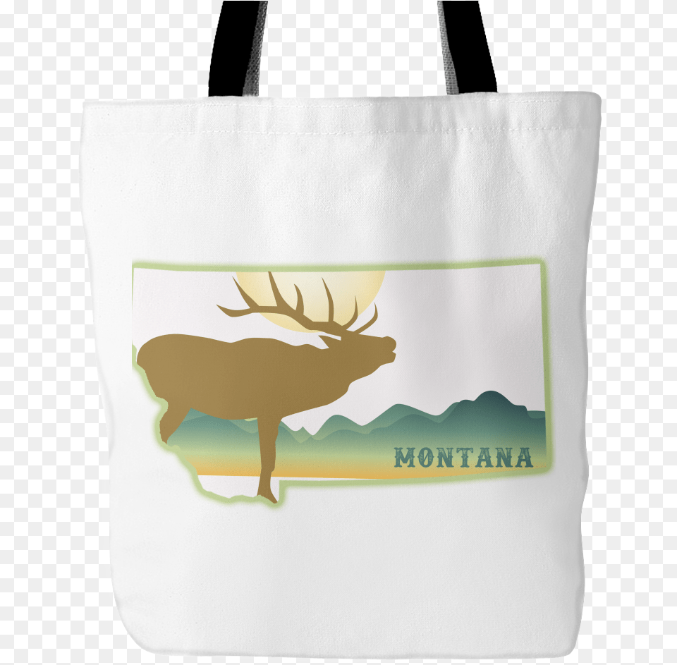 Montana Mountain Elk Tote Bag Tote Bag, Animal, Deer, Mammal, Tote Bag Free Png Download