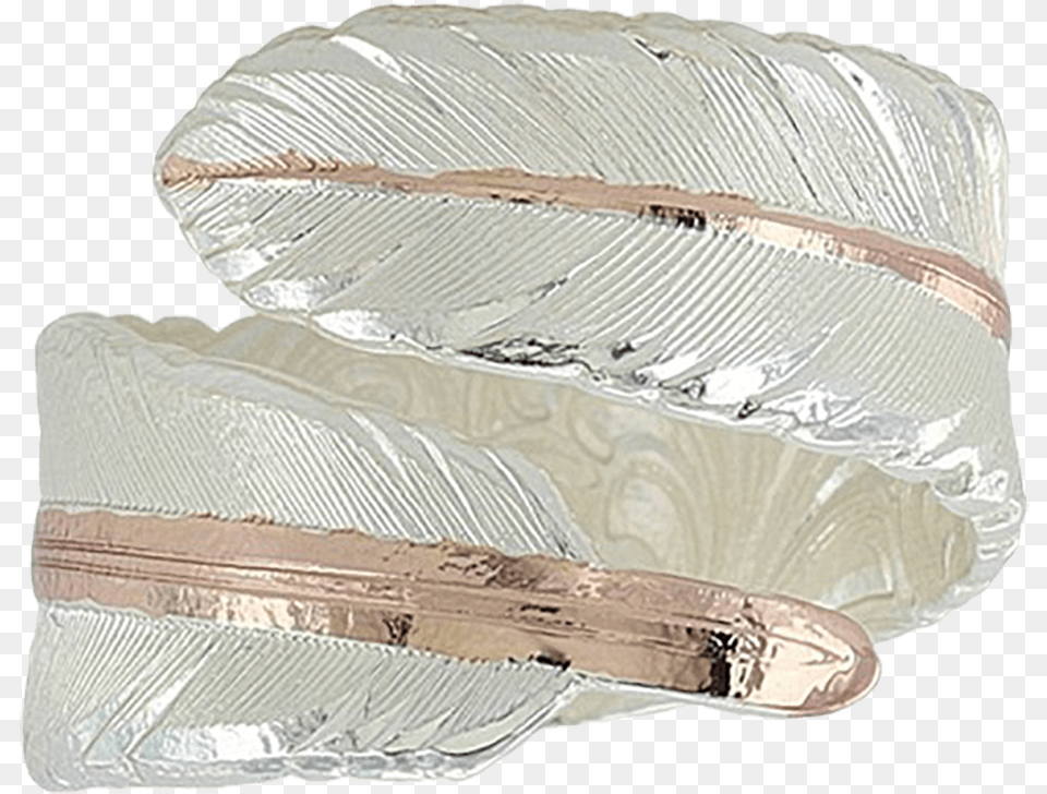 Montana Silversmiths Rose Gold Filament Feather Ring, Animal, Clam, Food, Invertebrate Free Transparent Png