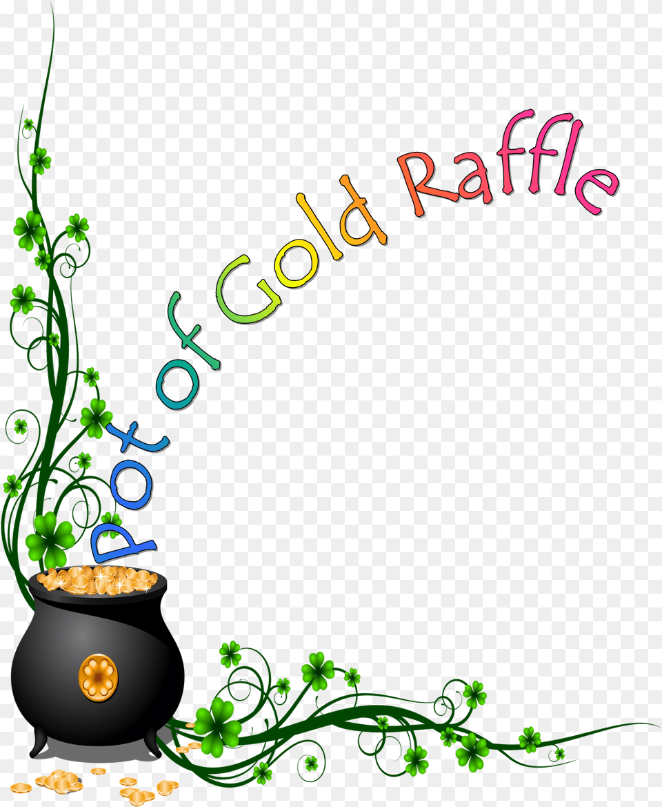 Montauk Friends Of Erin Pot Of Gold Raffle 50 50 Raffle Pot Of Gold, Art, Graphics, Plant, Potted Plant Free Transparent Png