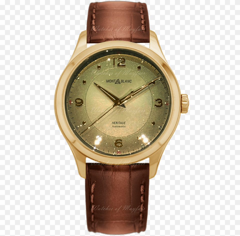 Montblanc Heritage Automatic Watch Montblanc, Arm, Body Part, Person, Wristwatch Free Png Download