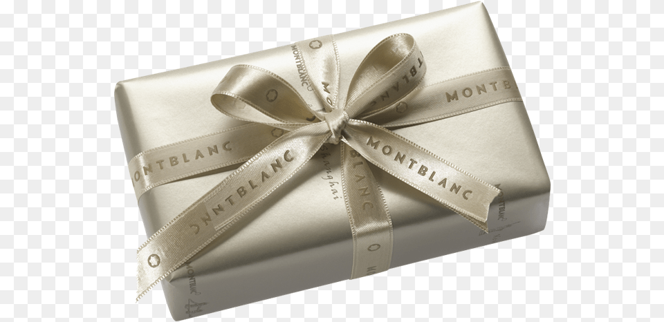 Montblanc La Estrella Blanca De La Navidad Mont Blanc Pens Wrapping Paper, Gift, Accessories, Bag, Handbag Png Image