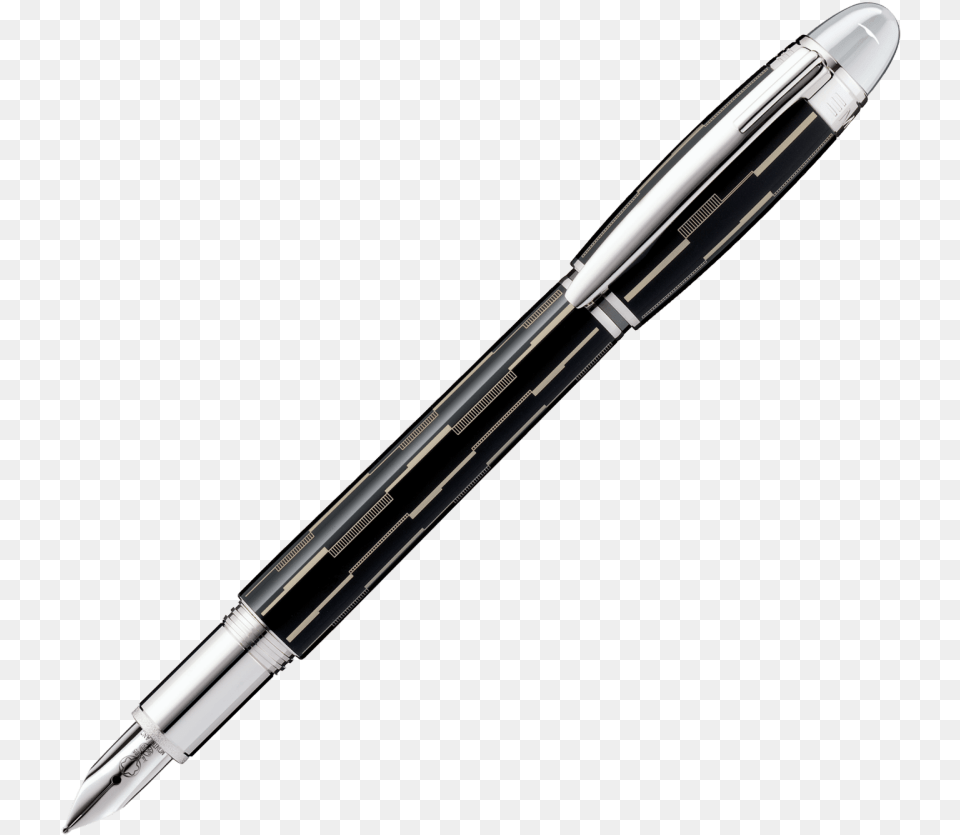 Montblanc Starwalker Black Mystery Fountain Pen Mont Blanc Moonwalker, Fountain Pen Free Png