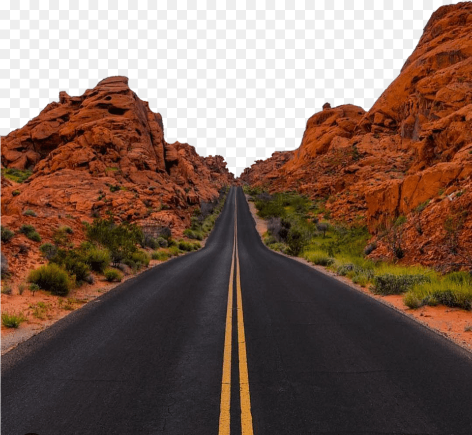 Monte Camino Carretera Valley Of Fire State Park, Freeway, Highway, Road, Tarmac Free Transparent Png