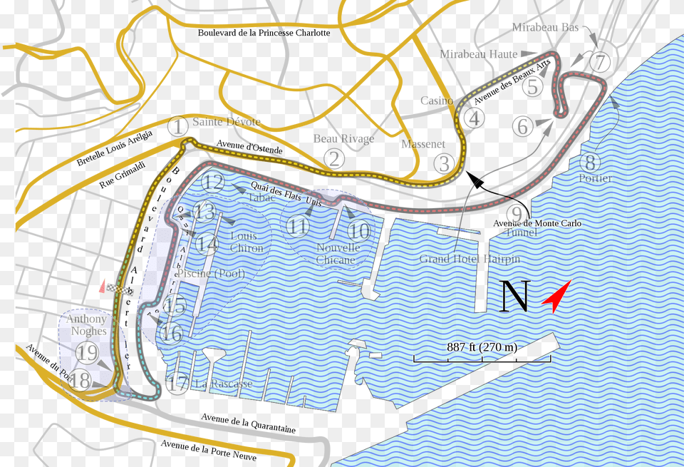 Monte Carlo Circuit De Rally, Chart, Plot, Water, Waterfront Png